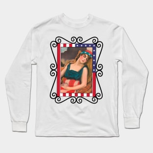 Sleepy America Long Sleeve T-Shirt